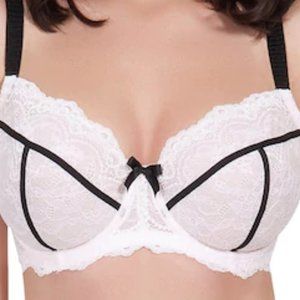 Parfait Bra: Leigh Unlined Lace Full-Figure Bra P5052 Underwire, Unlined, NWT